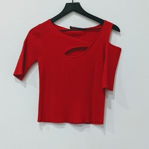 NEW Zara cutout knit top